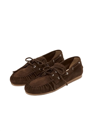 Rowan suede brown leather loafers Suede Brown ALOHAS 